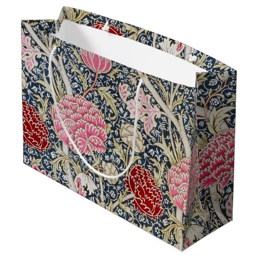  Floral Pattern, William Morris Groot Cadeauzakje (Achterkant Gekanteld)