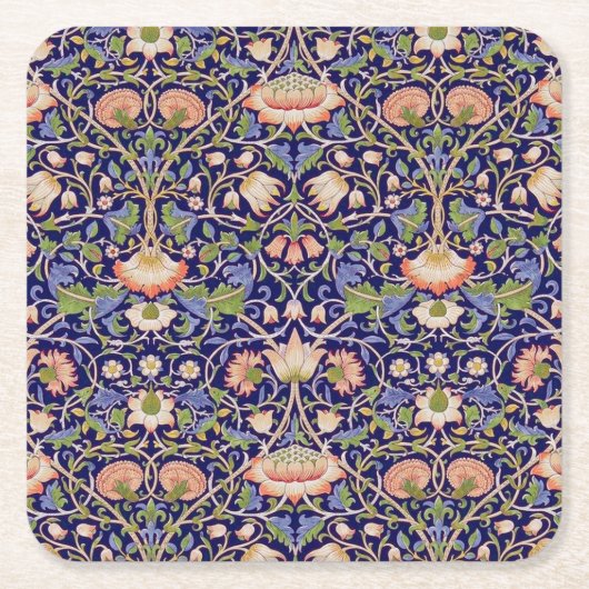 Floral Pattern, William Morris Kartonnen Onderzetters (Voorkant)