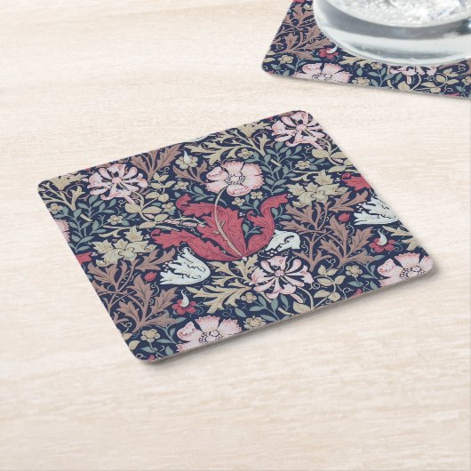  Floral Pattern, William Morris Kartonnen Onderzetters (Schuin)