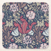  Floral Pattern, William Morris Kartonnen Onderzetters (Voorkant)