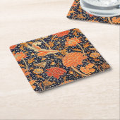 Floral Pattern, William Morris Kartonnen Onderzetters (Schuin)