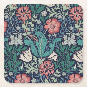Floral Pattern, William Morris Kartonnen Onderzetters