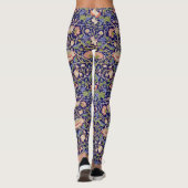  Floral Pattern, William Morris Leggings (Achterkant)