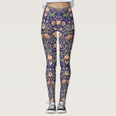  Floral Pattern, William Morris Leggings (Voorkant)