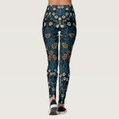  Floral Pattern, William Morris Leggings (Achterkant)