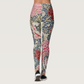  Floral Pattern, William Morris Leggings (Achterkant)