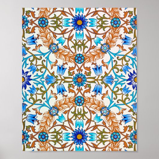 Floral Pattern, William Morris Poster (Voorkant)