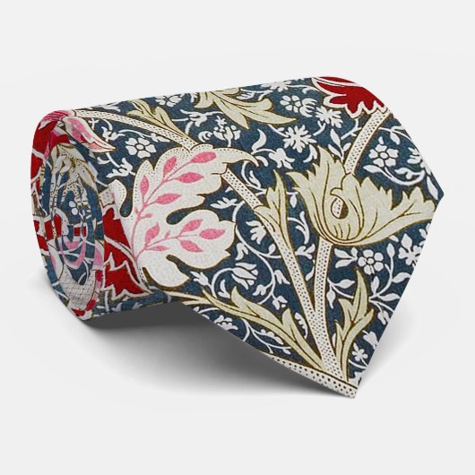 Floral Pattern, William Morris Stropdas (Opgerold)