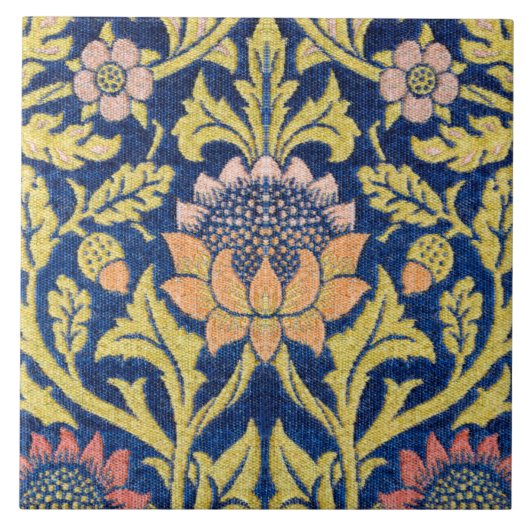 Floral Pattern, William Morris Tegeltje (Voorkant)