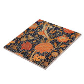 Floral Pattern, William Morris Tegeltje (Zijkant)