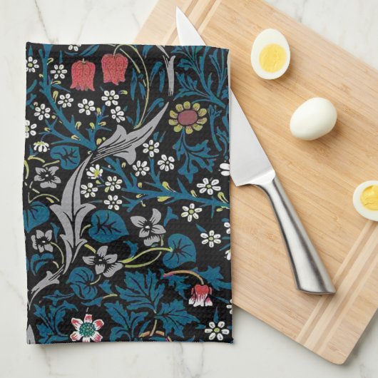  Floral Pattern, William Morris Theedoek (Quarter Fold)