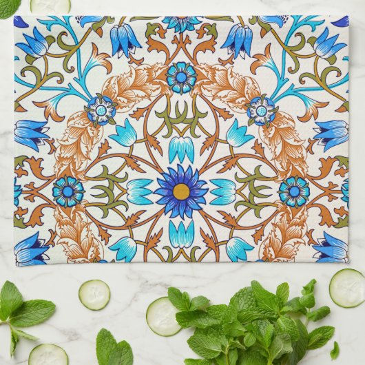  Floral Pattern, William Morris Theedoek (Gevouwen)