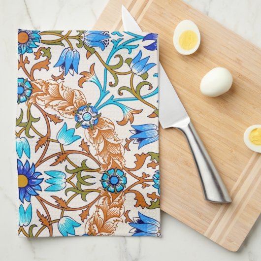  Floral Pattern, William Morris Theedoek (Quarter Fold)