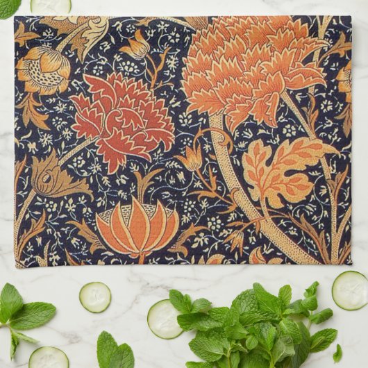  Floral Pattern, William Morris Theedoek (Gevouwen)