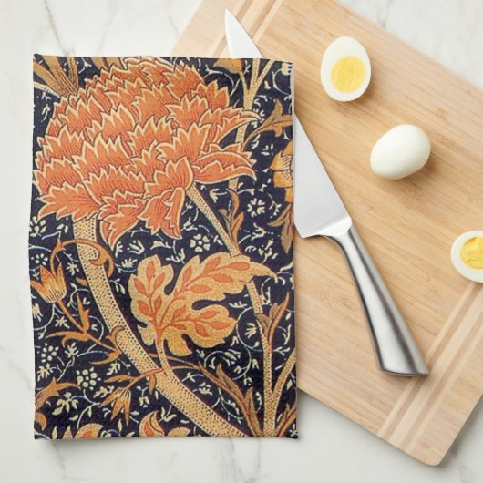  Floral Pattern, William Morris Theedoek (Quarter Fold)