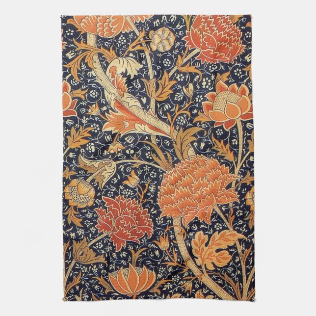  Floral Pattern, William Morris Theedoek (Verticaal)