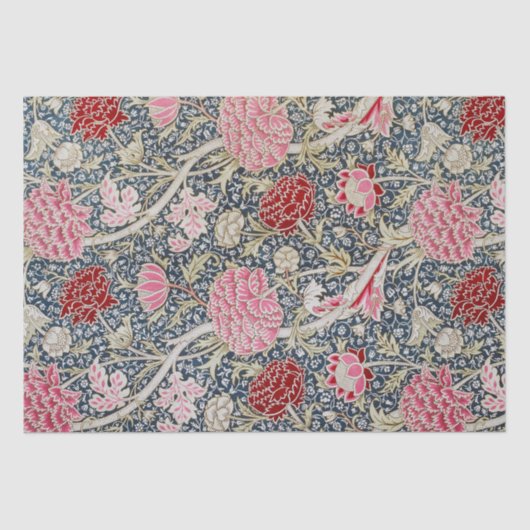  Floral Pattern, William Morris Tissuepapier (Voorkant)