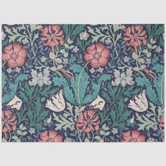  Floral Pattern, William Morris Tissuepapier (Voorkant)