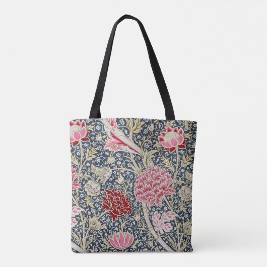  Floral Pattern, William Morris Tote Bag (Achterkant)