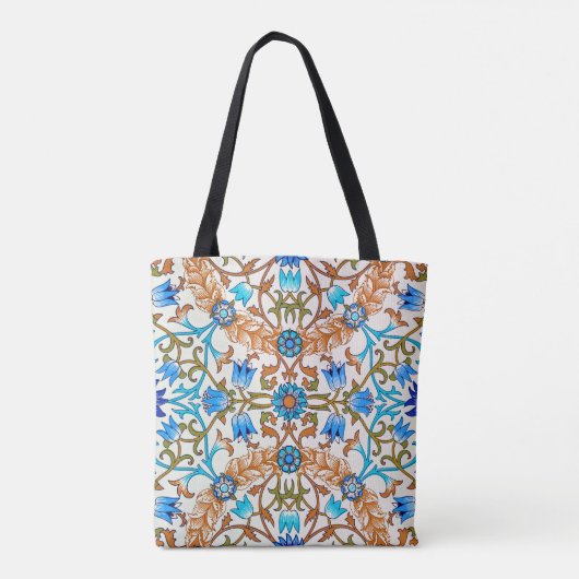  Floral Pattern, William Morris Tote Bag (Achterkant)