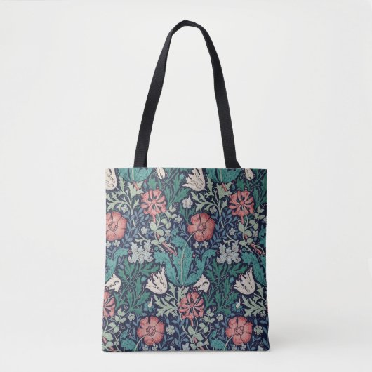  Floral Pattern, William Morris Tote Bag (Voorkant)