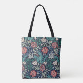  Floral Pattern, William Morris Tote Bag (Achterkant)