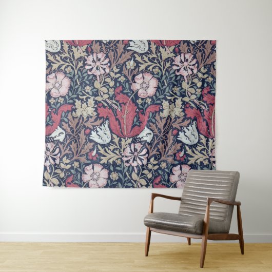 Floral Pattern, William Morris Wandkleed (In Situ (horizontaal))