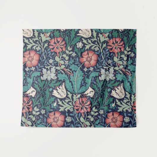  Floral Pattern, William Morris Wandkleed (Voorkant (horizontaal))