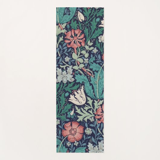  Floral Pattern, William Morris Yogamat (Voorkant)