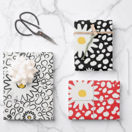Floral Pattern Wrapping Paper