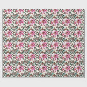 Floral Pattern Wrapping Paper Cadeaupapier (Vlak)