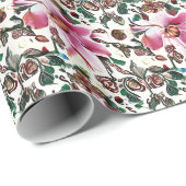 Floral Pattern Wrapping Paper Cadeaupapier (Rol Hoek)