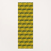 Floral Pattern Yellow Asiatic Lilies Yogamat (Voorkant)