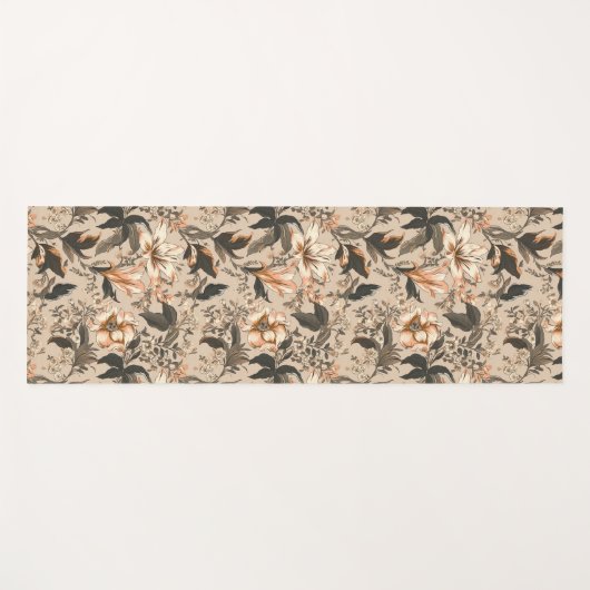 Floral Pattern Yoga Mat (Voorkant (horizontaal))