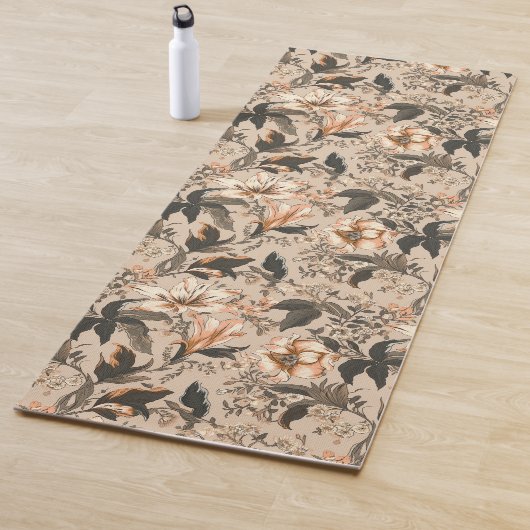  Floral Pattern Yoga Mat (In situ)