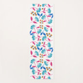 Floral Pattern Yogamat (Voorkant)