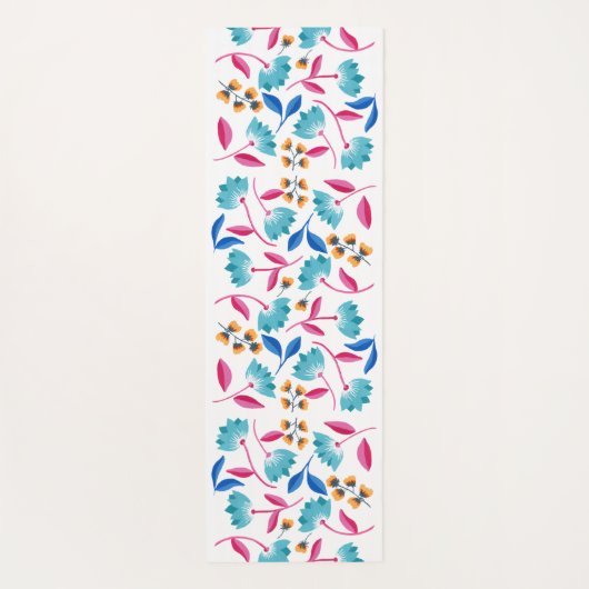 Floral Pattern Yogamat (Achterkant)