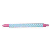 Floral Pattern Zwarte Inkt Pen (Voorkant)
