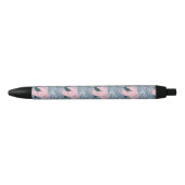 Floral Pattern Zwarte Inkt Pen (Voorkant)
