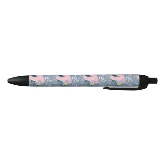 Floral Pattern Zwarte Inkt Pen (Bodem)