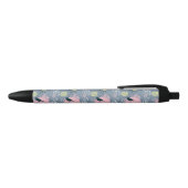 Floral Pattern Zwarte Inkt Pen (Bovenkant)