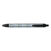 Floral Pattern Zwarte Inkt Pen (Achterkant)
