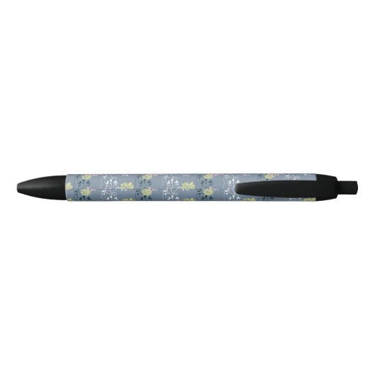 Floral Pattern Zwarte Inkt Pen (Achterkant)