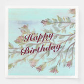 Floral Patterned Accented Servetten (Voorkant)