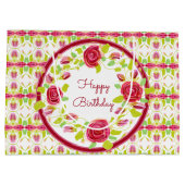  Floral Patterned Designer Groot Cadeauzakje (Achterkant)