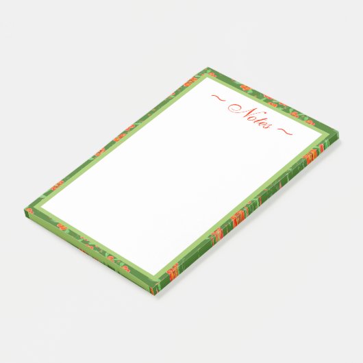 Floral patterned designer post-it® notes (Schuin)