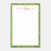 Floral patterned designer post-it® notes (Voorkant)