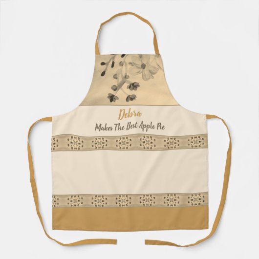 Floral Patterned Designer Schort (Voorkant)