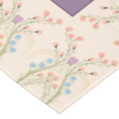 Floral Patterned Edging Paars Tafelkleed (Gekanteld)