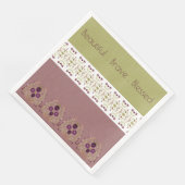 Floral Patterned Elegant Servet (Hoek)